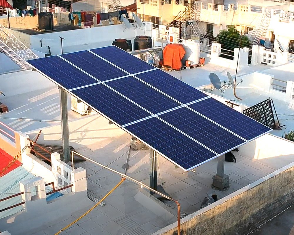 On-Grid Solar Panels installation